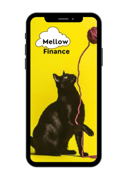Phone displaying Mellow Finance